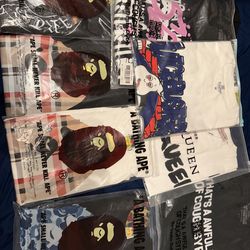 Awful lotta cough bape and more tees
