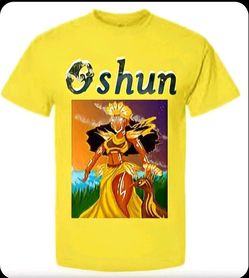 Oshun Orisha Unisex T-shirt, River Goddess Top, Yoruba Orisha, Spiritual Faith , Available In All Sizes