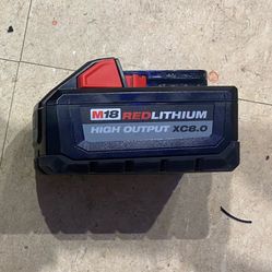 MILWAUKEE M18 XC 8.0 BATTERY & CHARGER