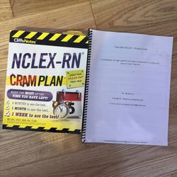 NCLEX-RN Cram Plan Cliff Notes 