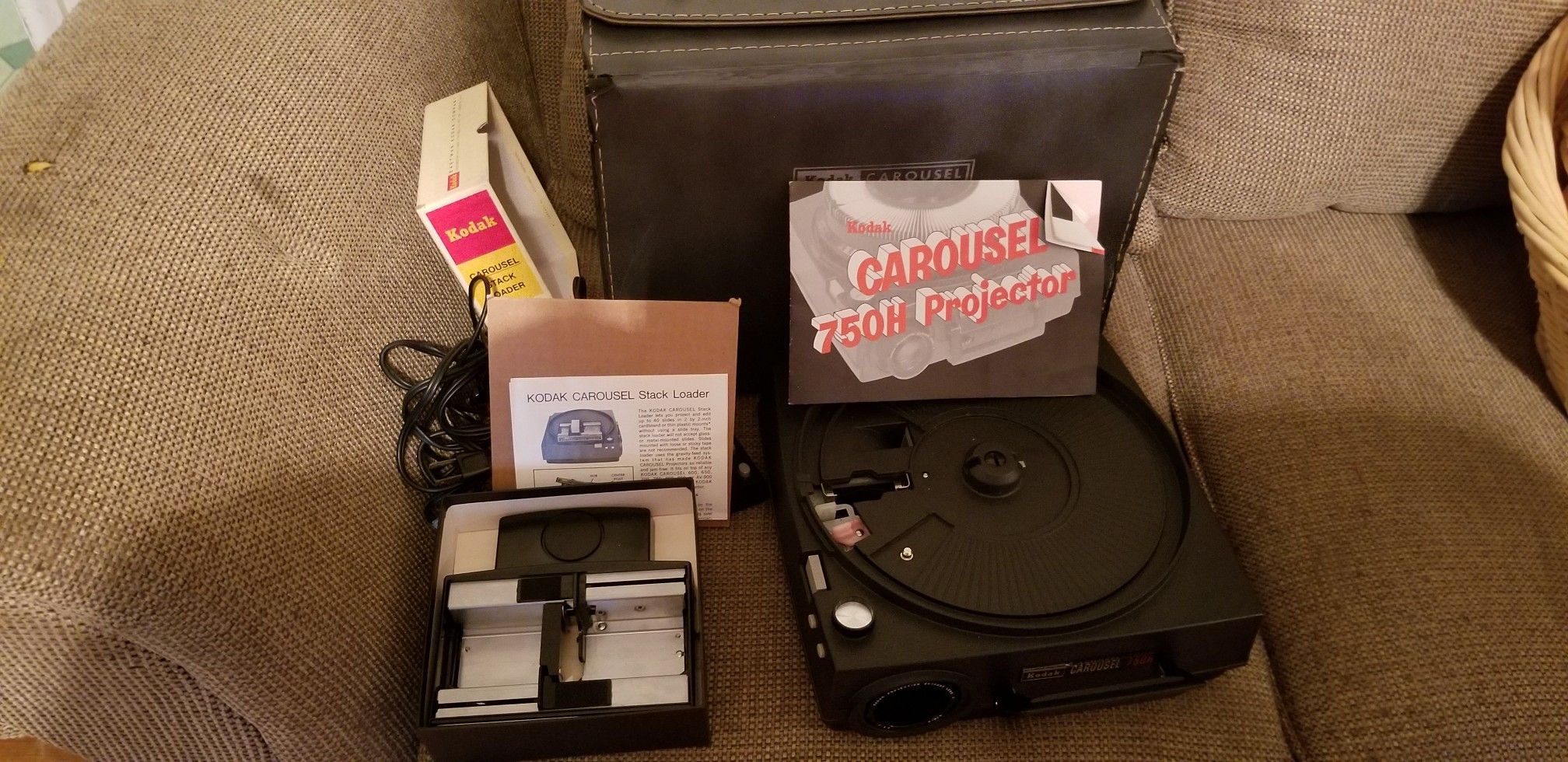 Vintage Kodak Carousel Projector with Kodak Stack Loader