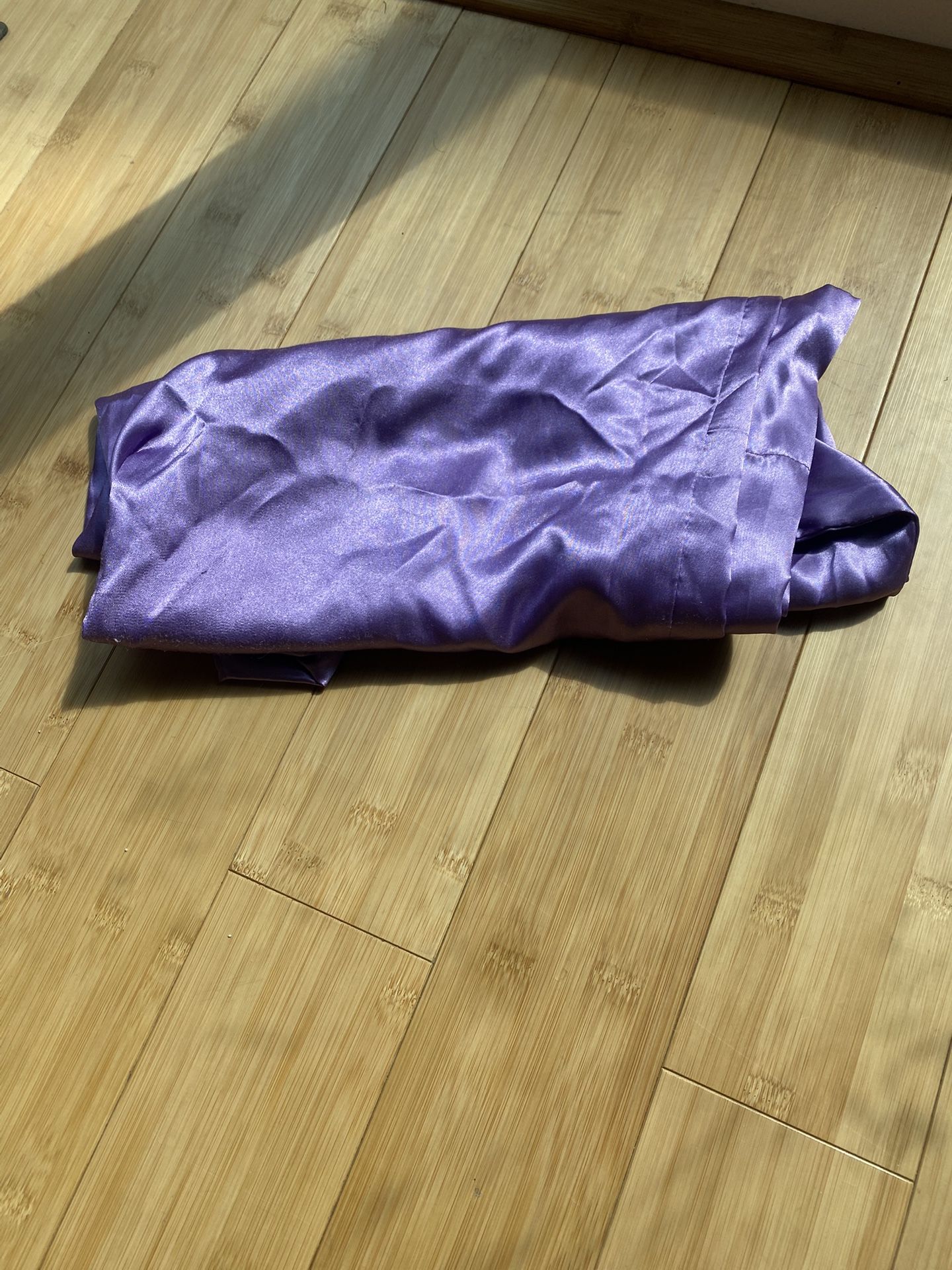 Purple Satin body pillow cover