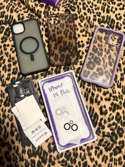 iPhone 14 Plus cases and glass screen