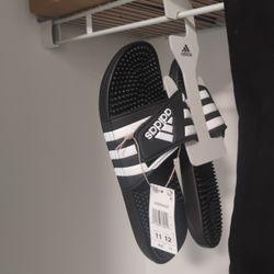 Adidas Slippers Men Size 11          $15