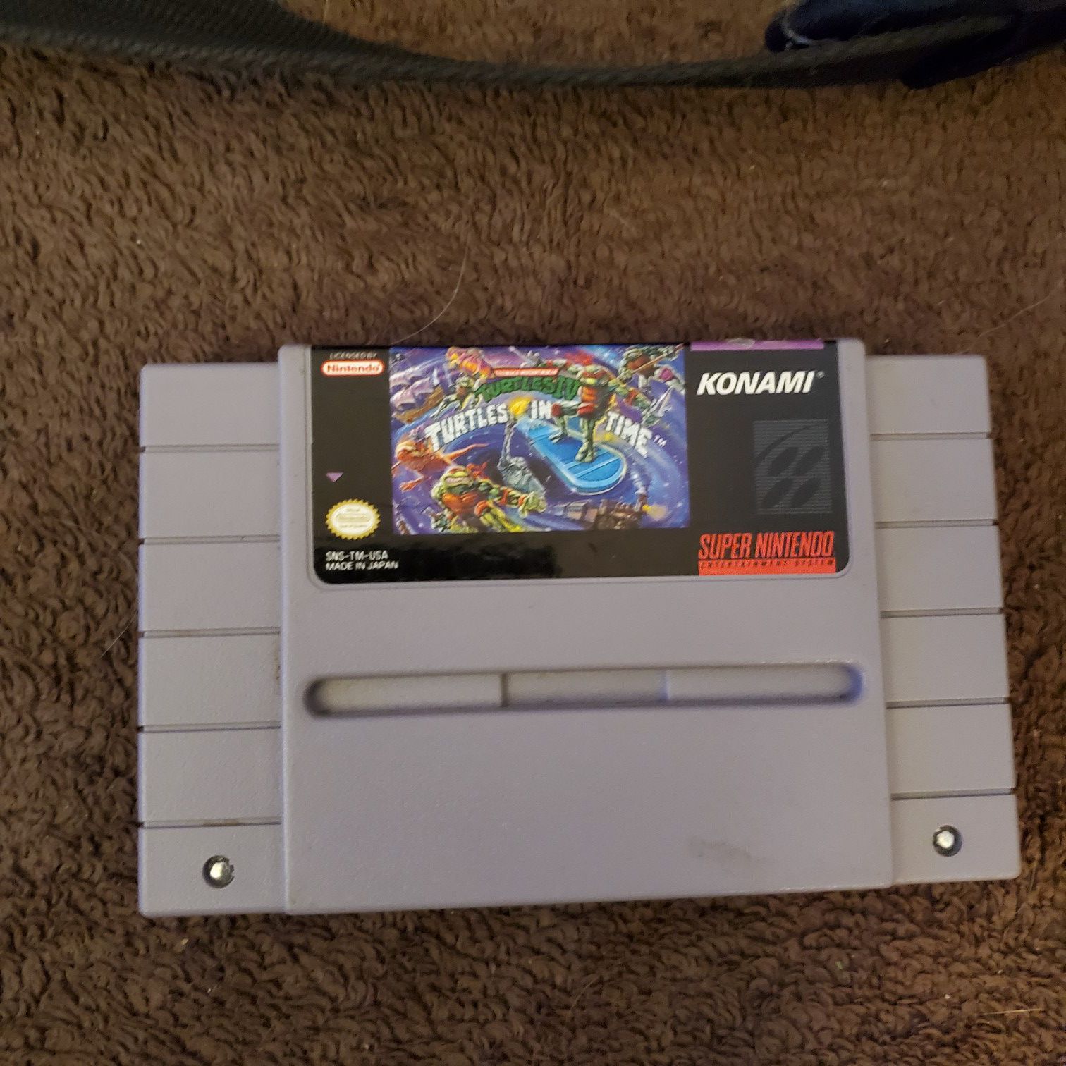 Super NES TMNT 4 in time