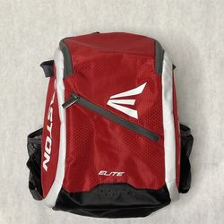 Easton Elite Youth Game Ready Red Black Bat Pack Baseball Backpack Equipment Bag