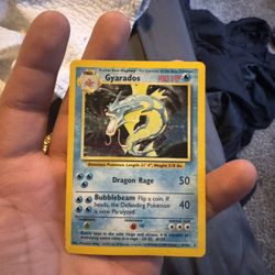 Vintage Gyarados Hollow Pokemon Card 