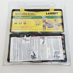 Lansky 5 Hone Stone Deluxe Controlled Angle Knife Sharpening System Set 