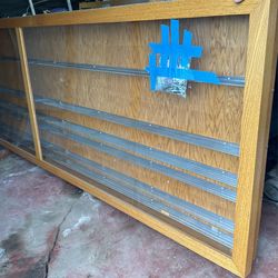 Train Display Case 125” Wide 40” High