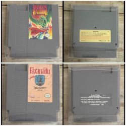 Nintendo NES Faxandu Dragon Warrior Game Cartridge just $10 each xox