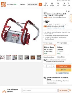 Fire Escape Ladder