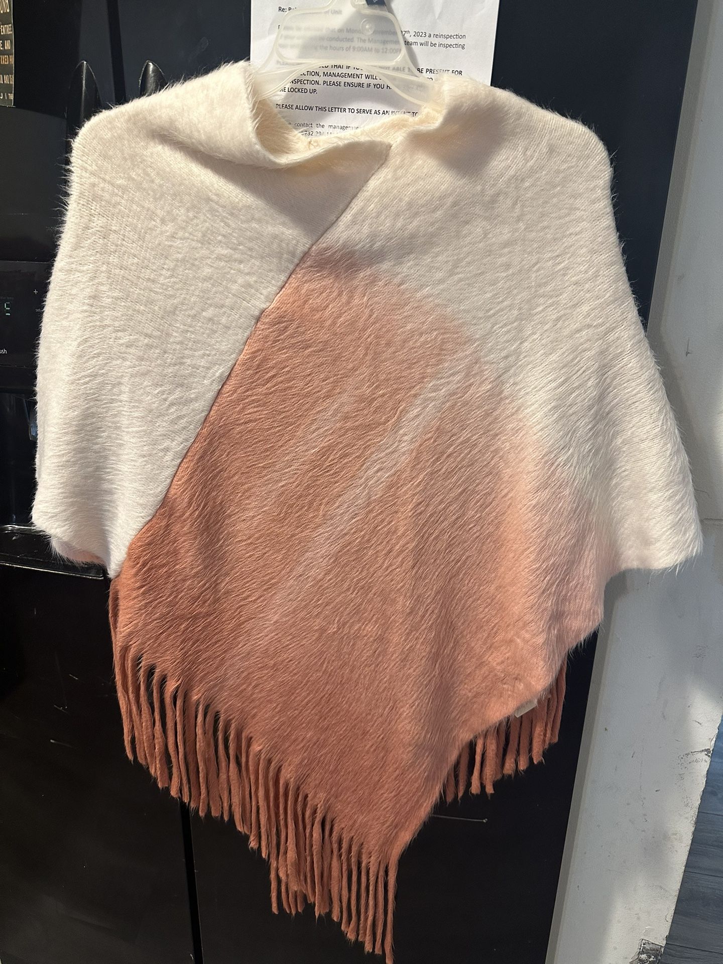 Pink Ombré Poncho