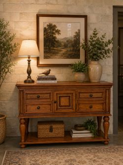 Broyhill Buffett & Sideboard  56”w x 20”d x 41”h  Used in great condition