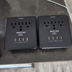 2 Wall Outlet Surge Protectors