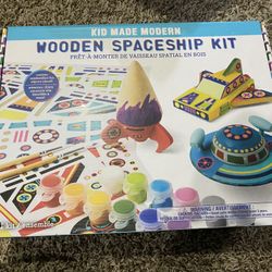 Wooden Spaceship Craft Kit for Kids 