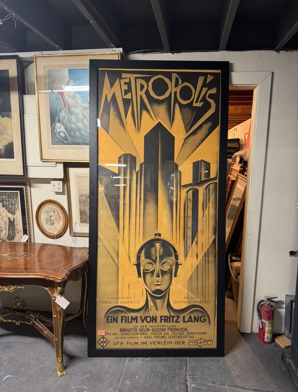 Metropolis 1927 Framed Poster of the 1927 German Science Fiction Film