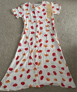 NWT Mix Nouveau Vintage Floral Poppy Empire Waist Maxi Dress - Size M