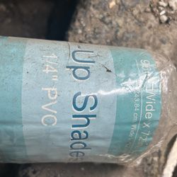 FREE- Roll-Up Vinyl outdoor shade  96wide X 72long