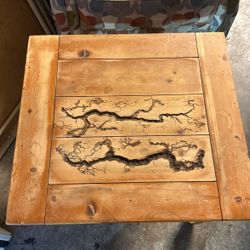 Natural Wood Beach end Table
