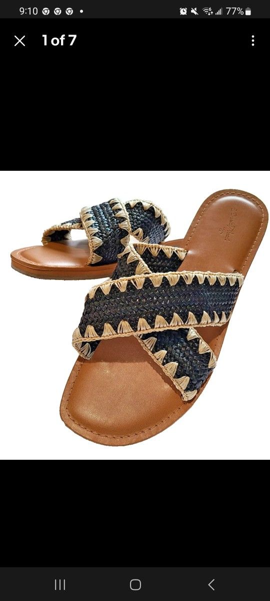 Universal Thread Woven Knit Boho Sandal | Universal Thread Flats size 11