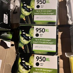 950 XL High Yield Black Ink Cartridges 