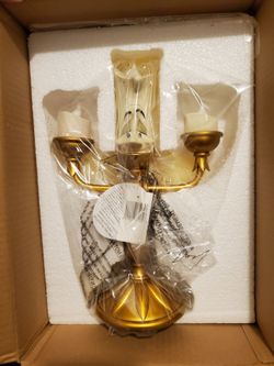 NIB Disney Parks Lumerie Light Up Figurine Beauty and the Beast