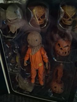 NECA Trick 'r Treat Sam Action Figure Set New In Box