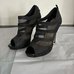 Black Sparkly Heels/booties