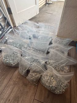 New small nuts and screws around 10,000 pieces