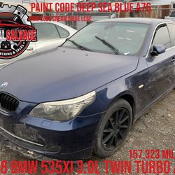 2008 BMW 535 XI 3.0L AWD Partout For Parts Only (509) Is Area Code 