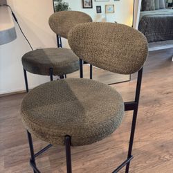 Boucle Bar Stools