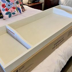 Brand New White Changing Table Dresser Topper
