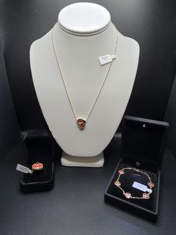 Juego De Cadena , Manilla Y Anillo De Mujer Oro14k…$3400