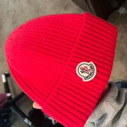 Moncler beanie and Pink Spider hoodie 