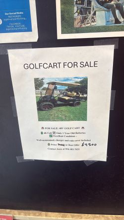 Golf cart for sale