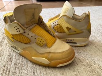 Nike Women’s Air Jordan 4 Size 6 SP x Off-White Sail size 9.5 woman’s, not Travis Scott, supreme, Union, Kobe