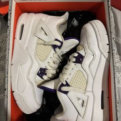 Jordan 4 Purple Metallic
