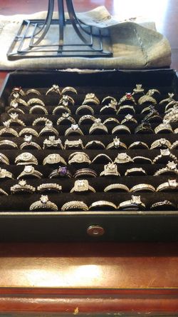 Brand new 2 and 3 piece wedding ring sets sizes 5 to 11 $15.00 dollars each set