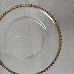 150 Gold Trimmed Charger Plates 