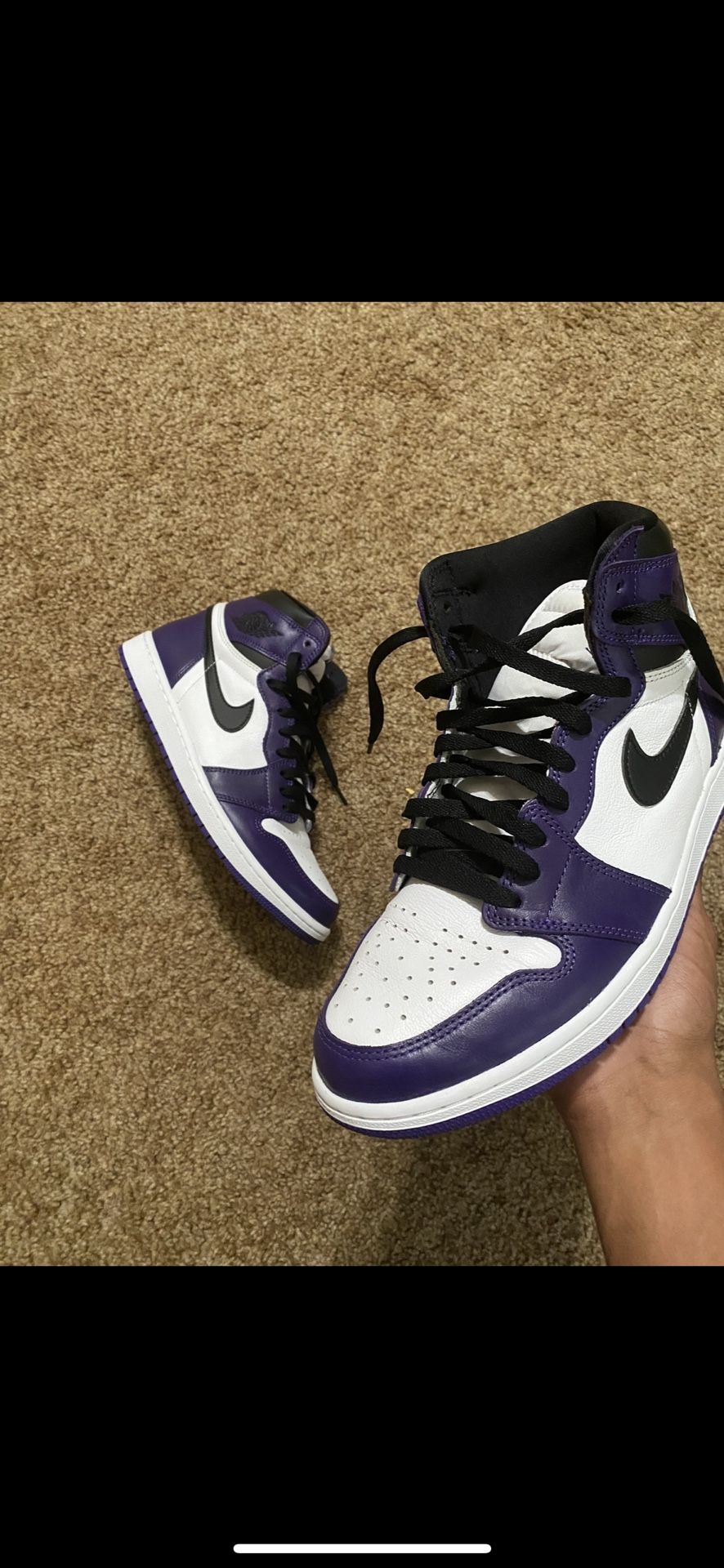 Jordan 1 High Court Purple