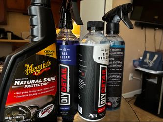 Car detailing chemical kit