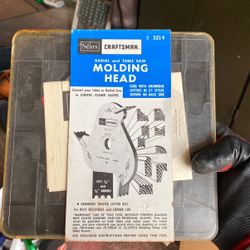 Old craftsman molding head to make molding