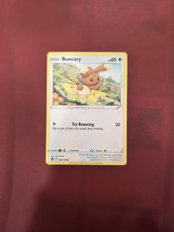 Buneary Silver Tempest Pokemon Card