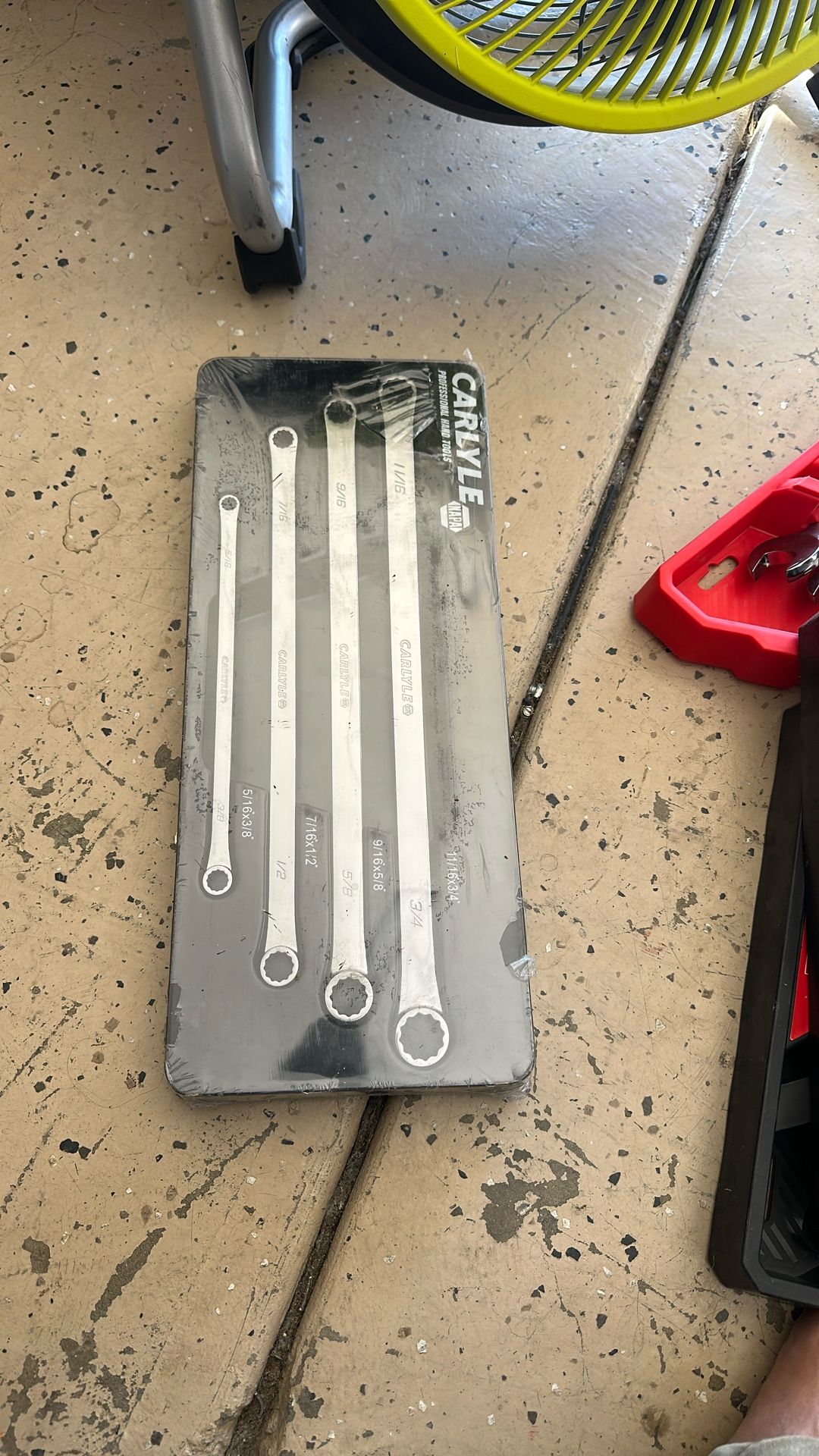 Carlyle 4pc Saw 12 Pt O Offset Extra Long Double Box Wrench Set $50