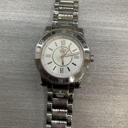 JUICY COUTURE WOMENS HRH STAINLESS STEEL LINK WATCH