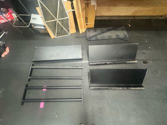 Titan dumbbell and kettlebell storage shelves