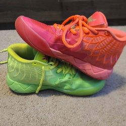 Rick And Morty Basketball Shoes Size 5 Kids