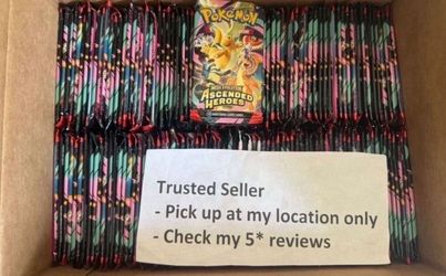 $12.75 each - Pokemon Trading Card Game: Ascended Heroes booster pack