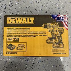 DEWALT IMPACT/DRILL DRIVER KIT