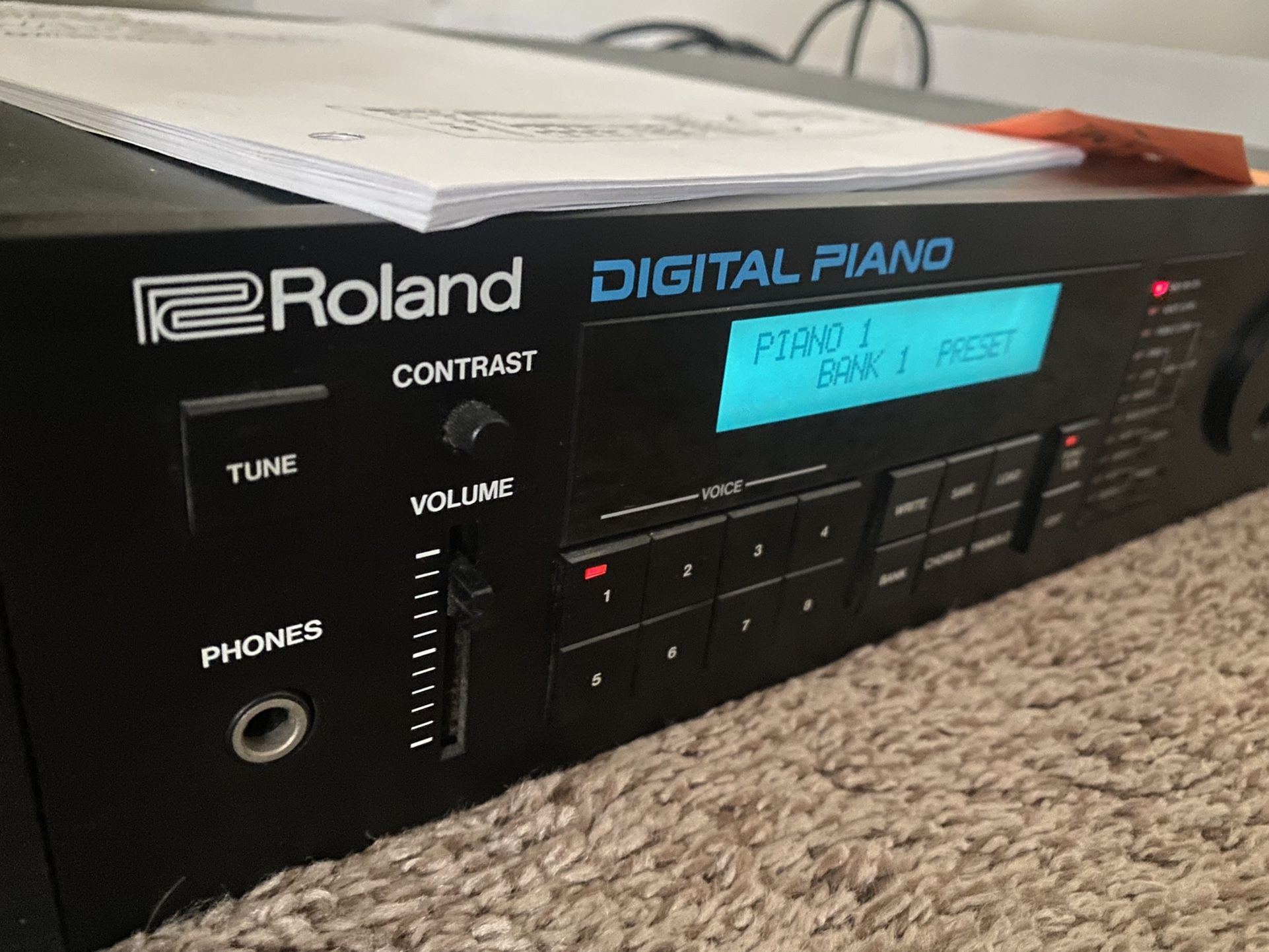 ROLAND 80’s SYNTH MKS-20 Piano Rack Vintage MINT